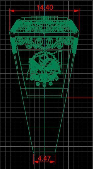 Ottoman Style Men Ring 3D print model_7