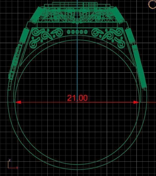 Ottoman Style Men Ring 3D print model_6