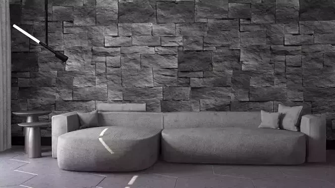 Modern Litos Sofa 3D model