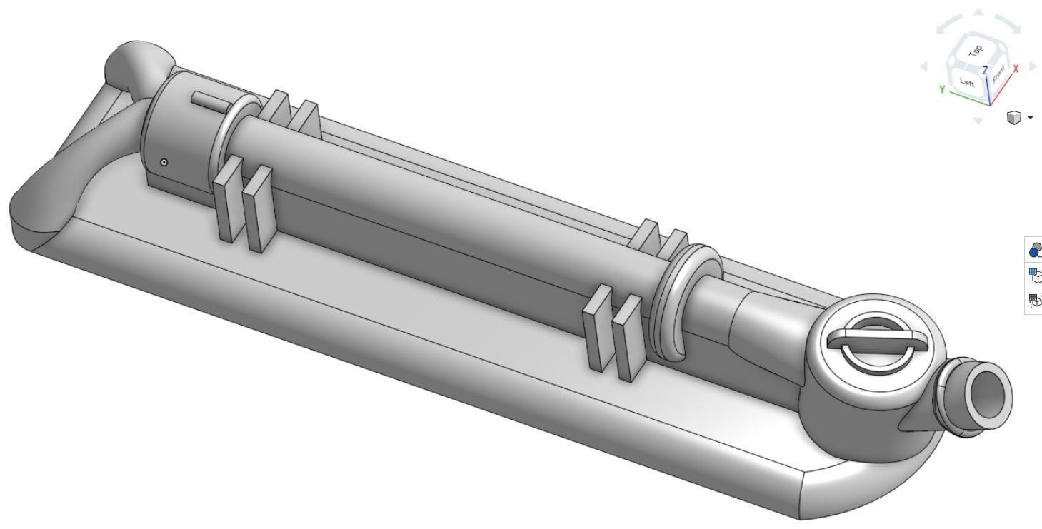 B-24 Turbocharger 3D print model_3