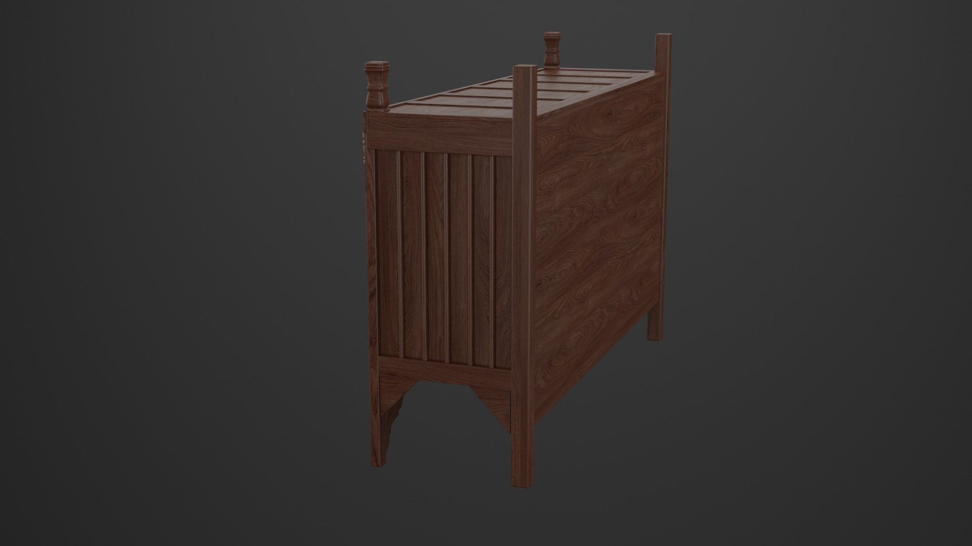 Sideboard chest of drawers 3D model_3