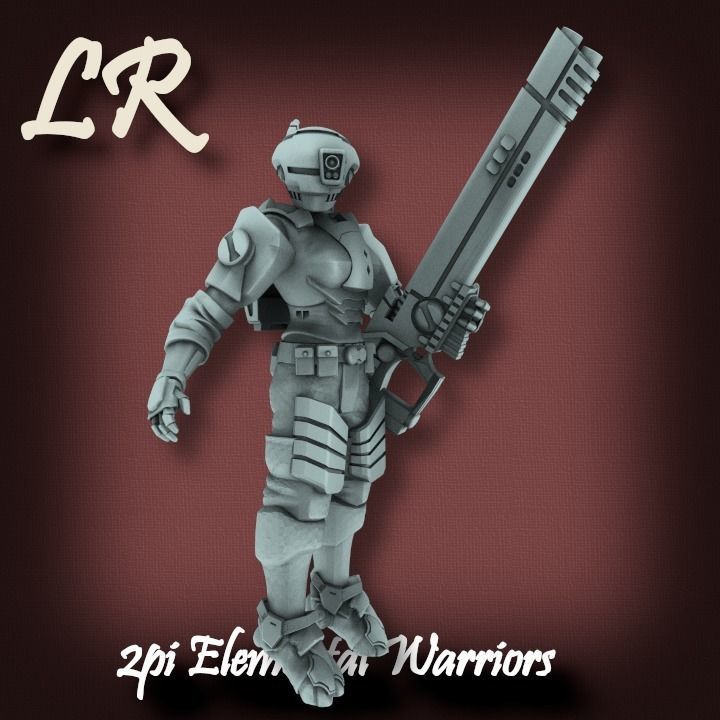2pi Elemental Warrior Builder 3D print model_4