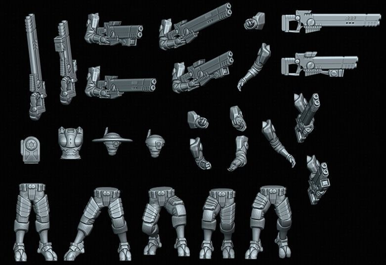 2pi Elemental Warrior Builder 3D print model_6