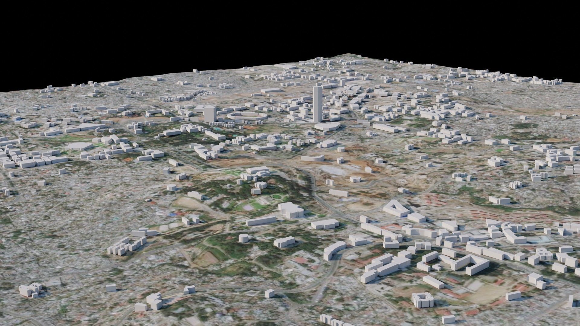 Addis Ababa - Ethiopia 3D model_1