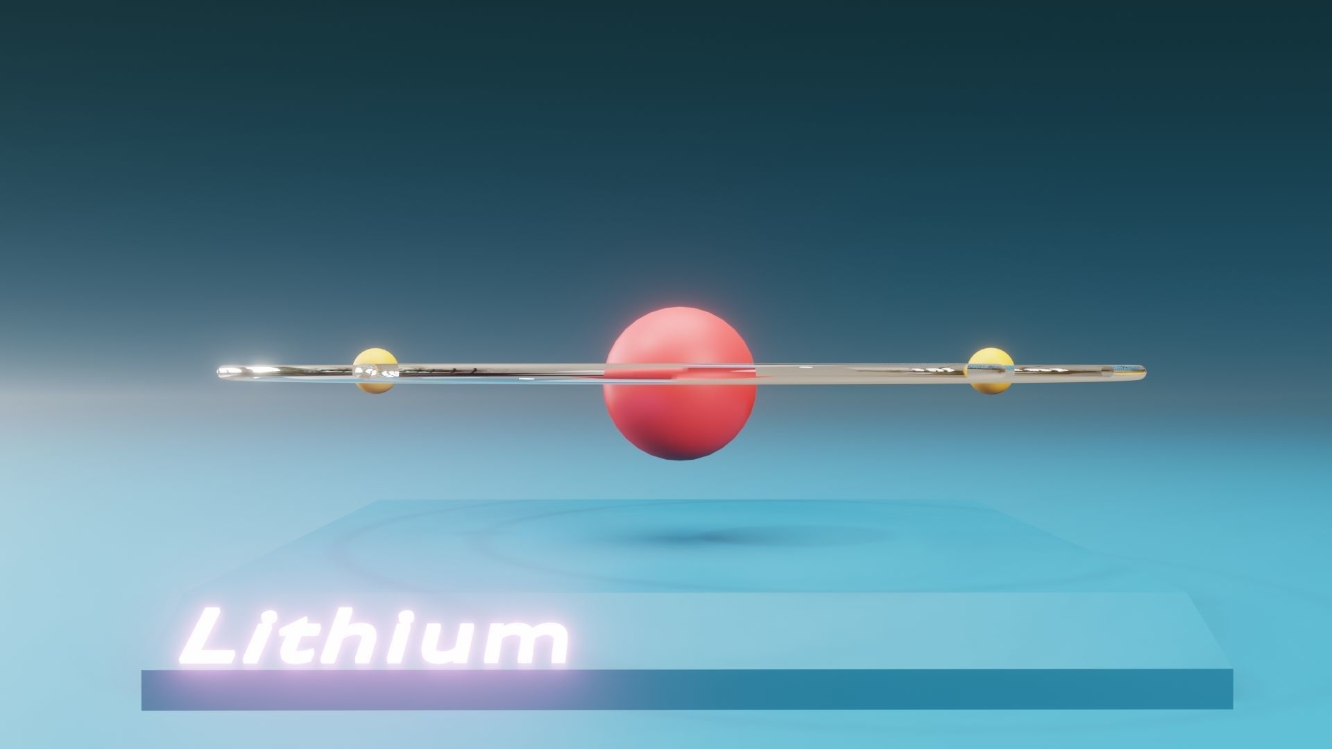 3D Lithium Element 3D model_3