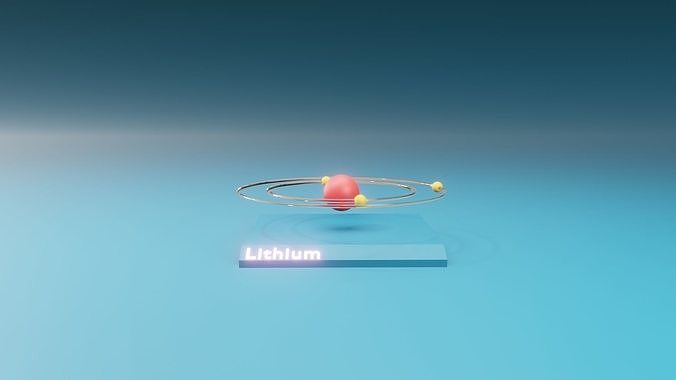 3D Lithium Element 3D model