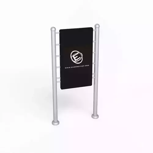 Board For Advertisements 3D model