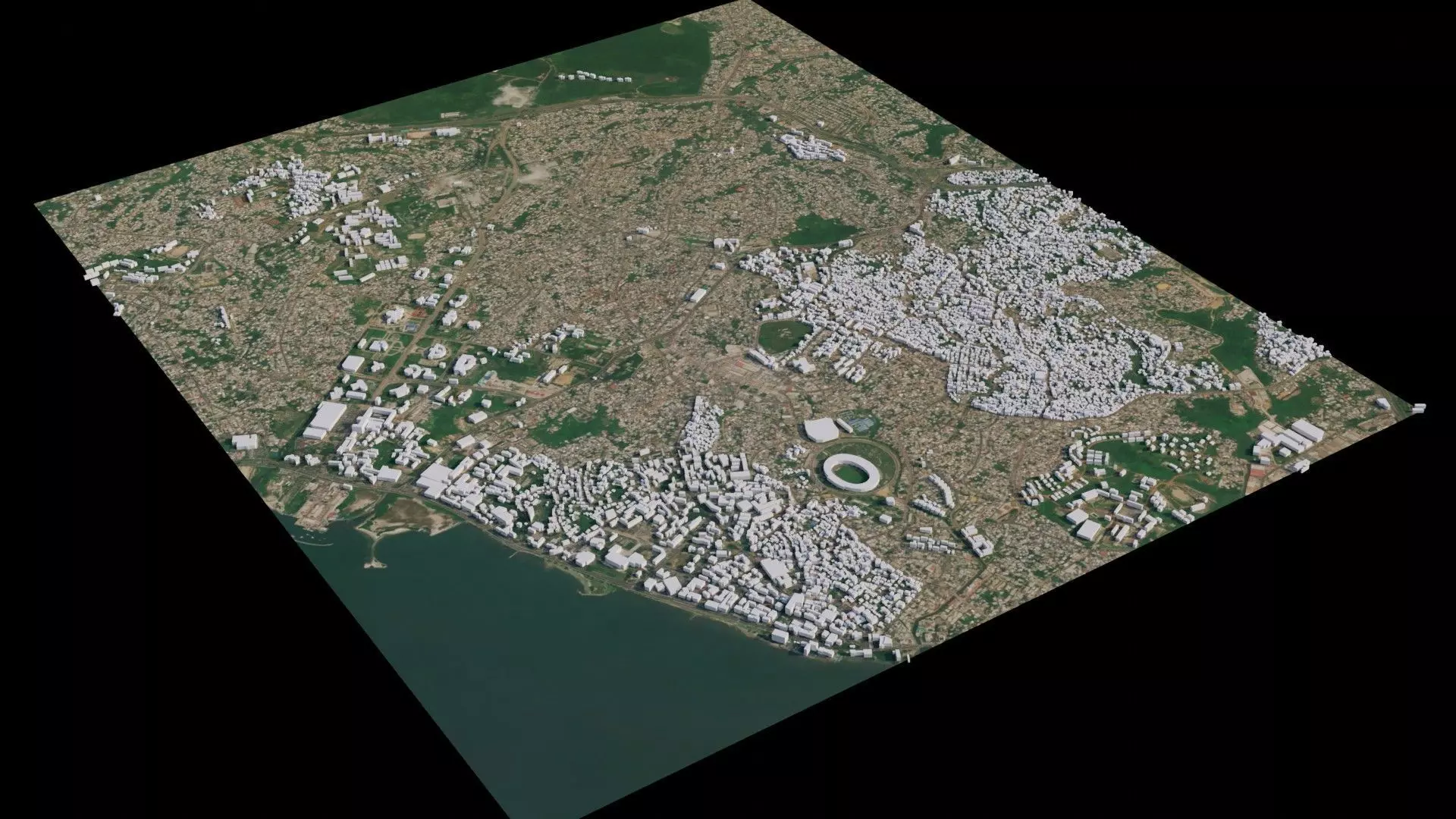 Libreville - Gabon 3D model_0