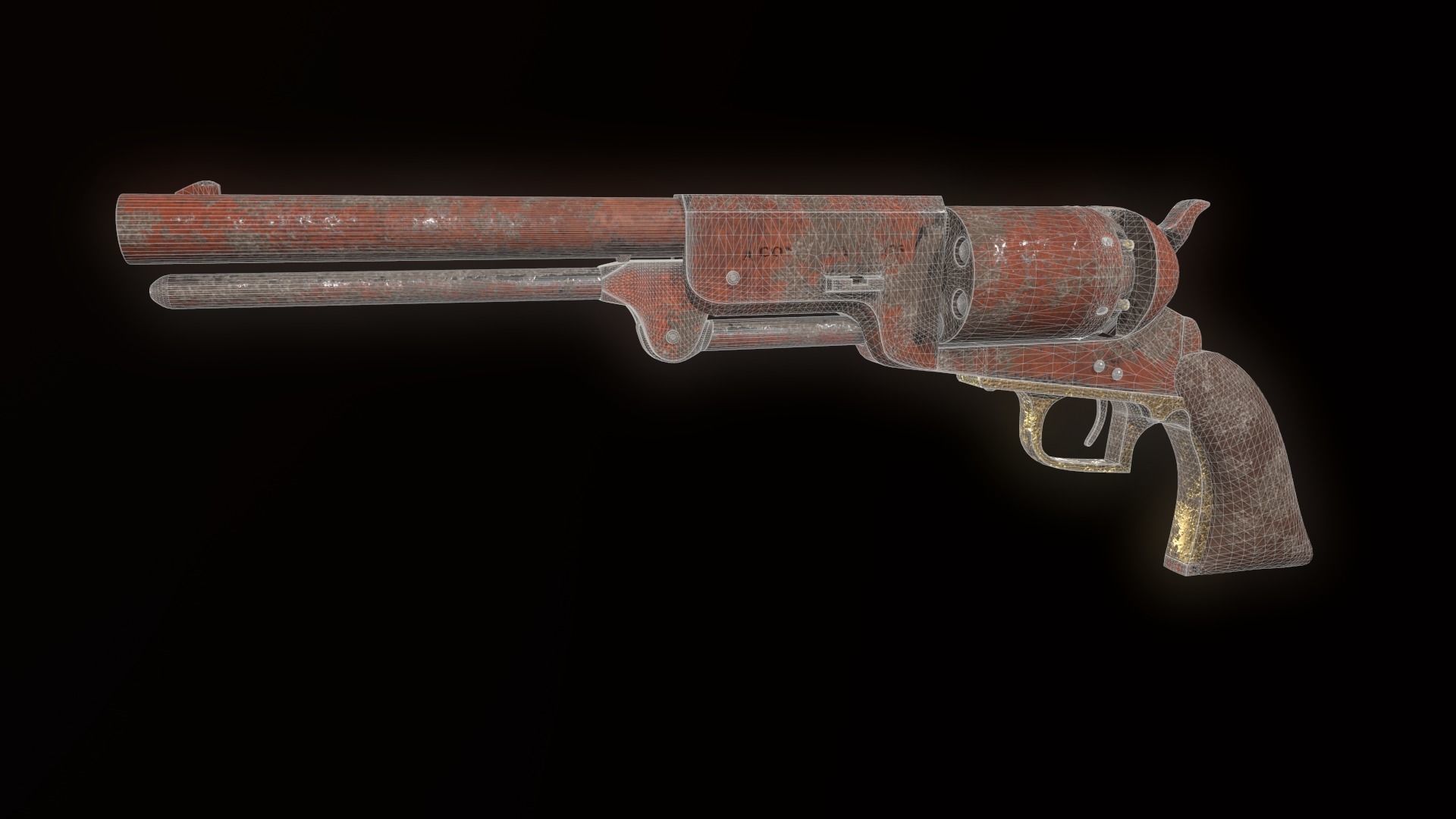 Colt walker 1847 3D model_11