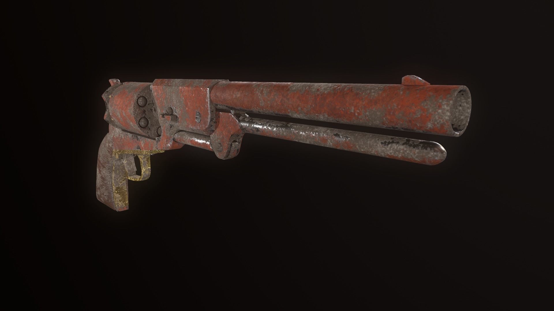 Colt walker 1847 3D model_3