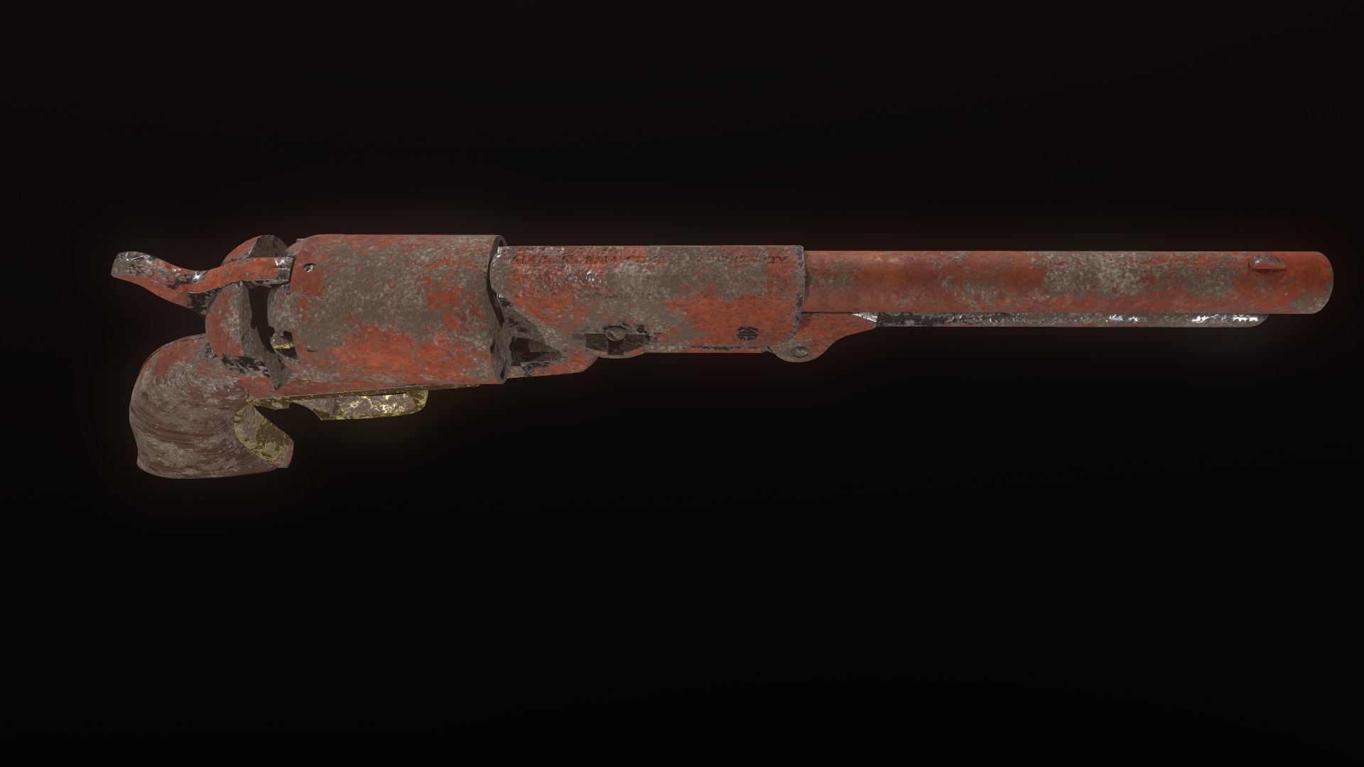 Colt walker 1847 3D model_7