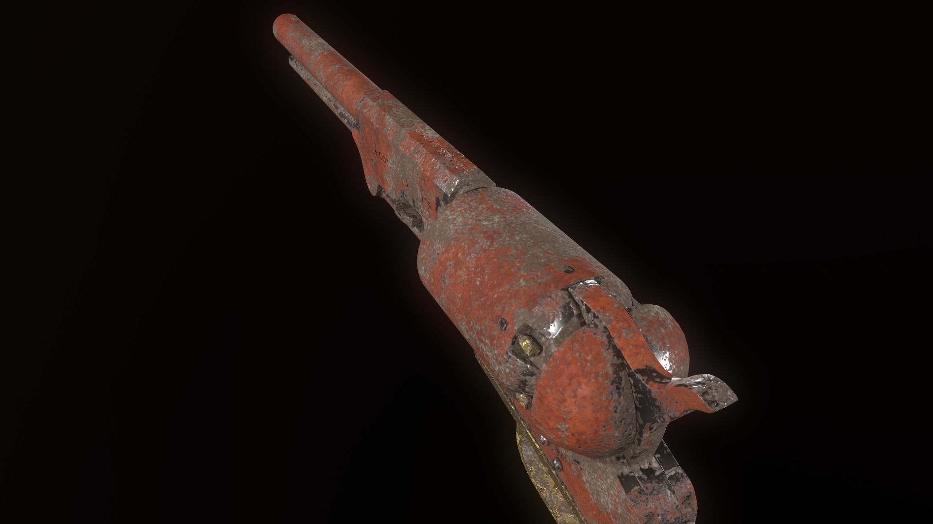 Colt walker 1847 3D model_9