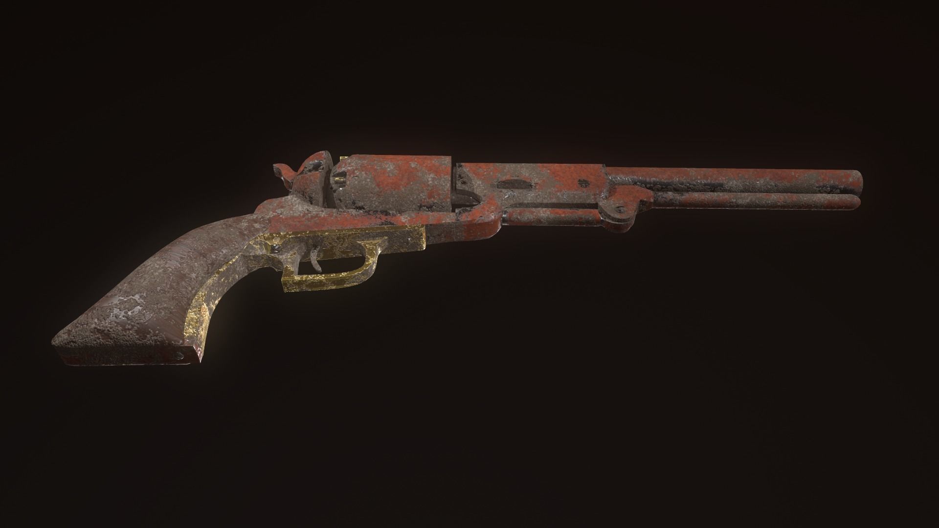 Colt walker 1847 3D model_8