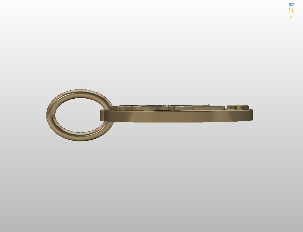 Globe pendant 3D print model_10