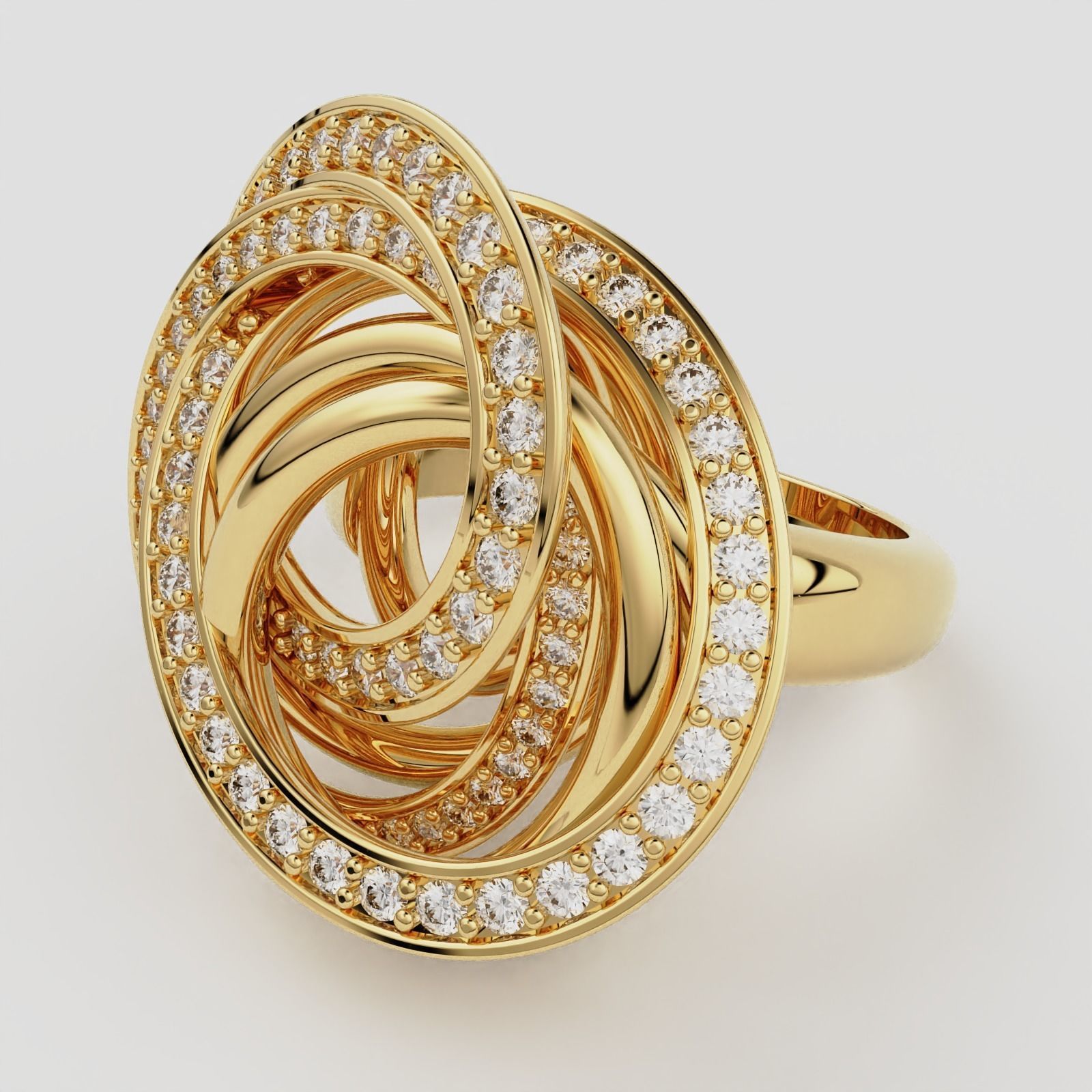 de Grisogono Ring 3D print model_4