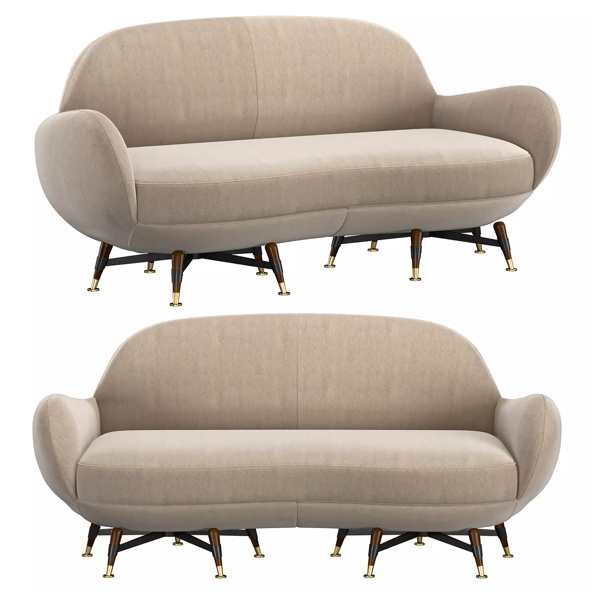 Visionnaire Mercury Anniversary Sofa 3D model