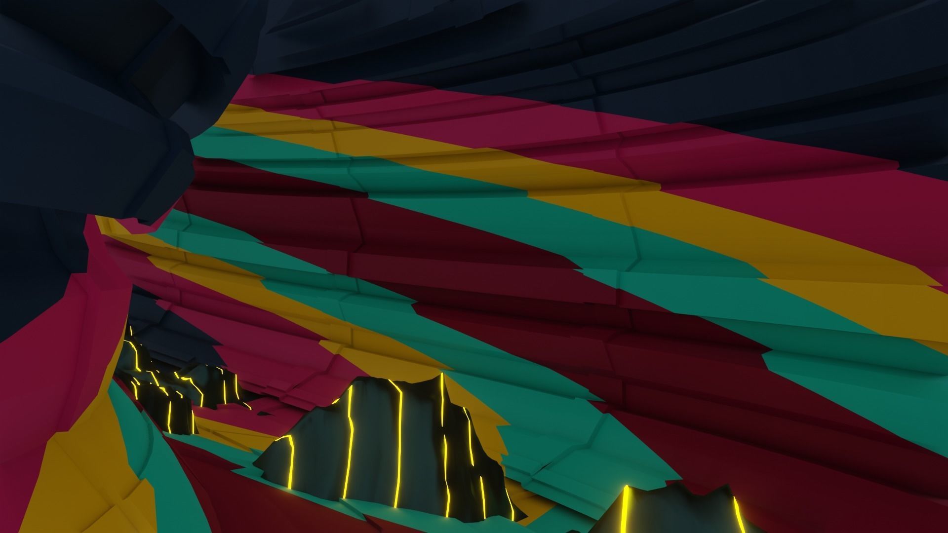 Wild tunnel with graffiti effects and 3D model included 3D model_19