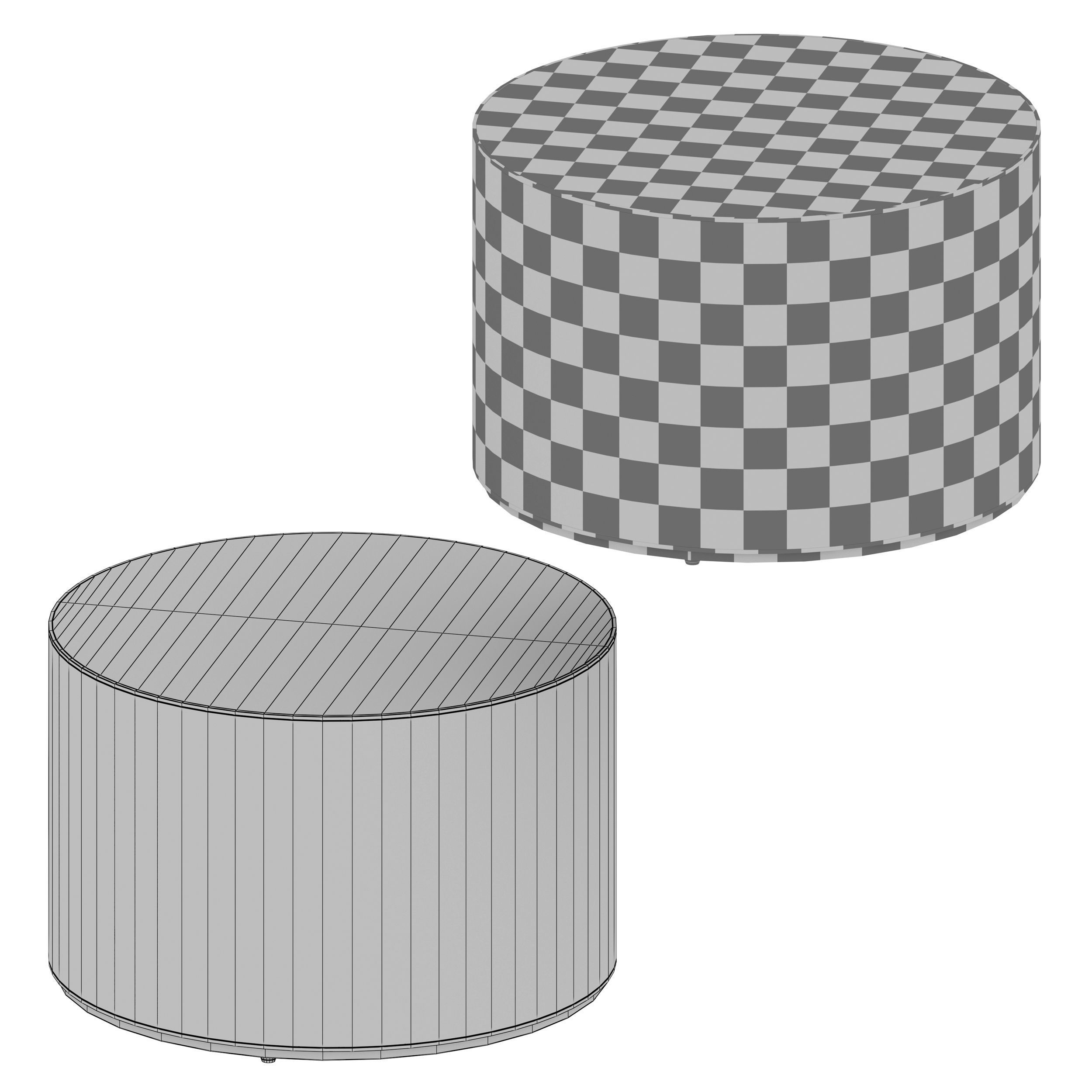 Rooney Bunching Table Crate and Barrel 3D model_10