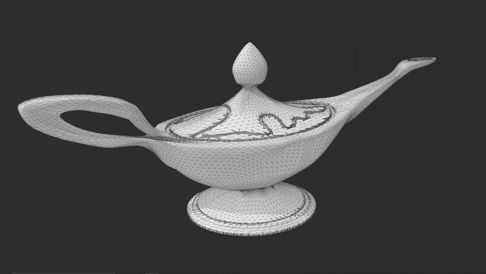 Jafars Lamp from Aladdin Free 3D print model_1