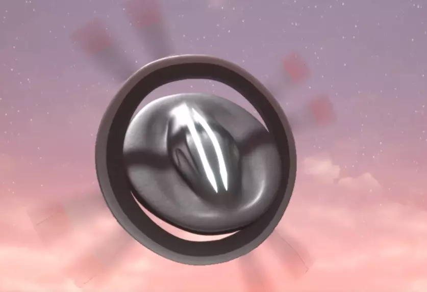 Automated Aerial Duo-rotor Drone 3D model_0