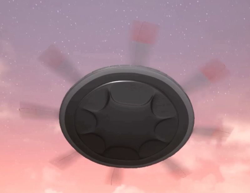 Automated Aerial Duo-rotor Drone 3D model_7