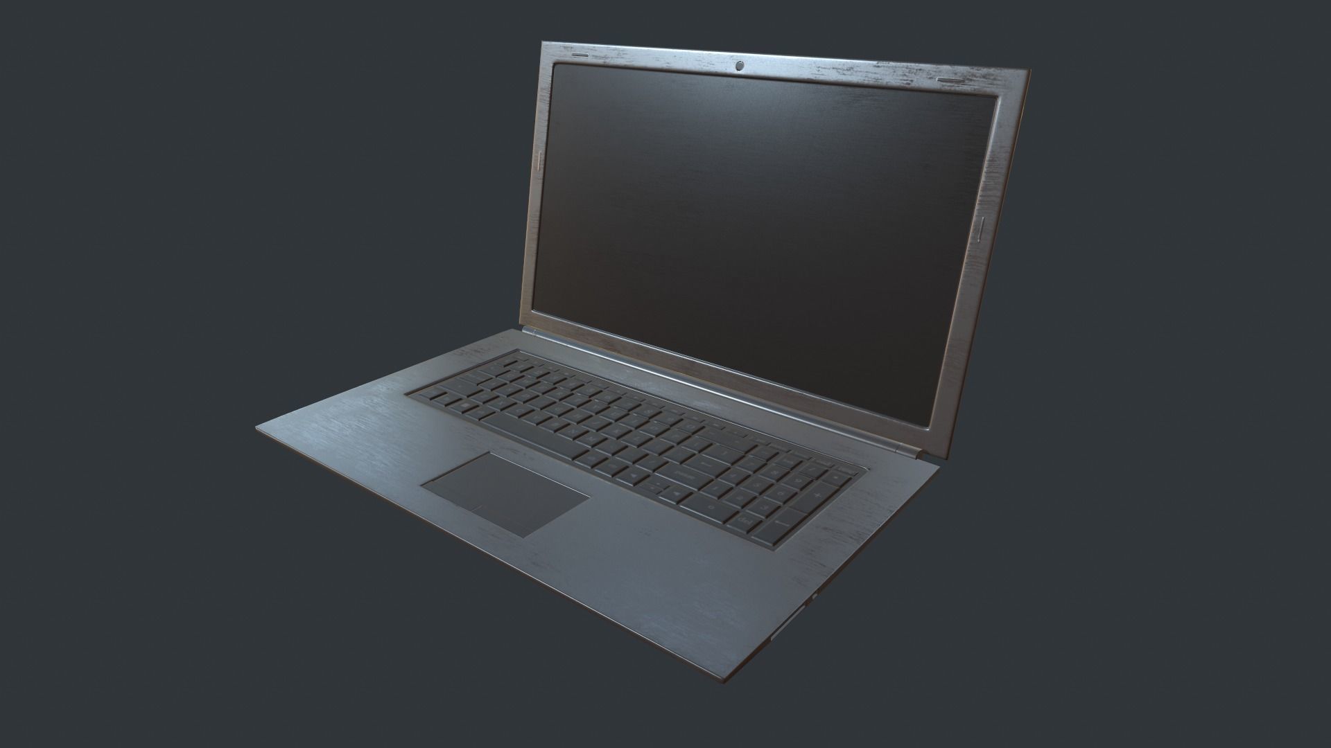 Laptop PBR Game Ready Model Low-poly 3D Low-poly 3D model_1