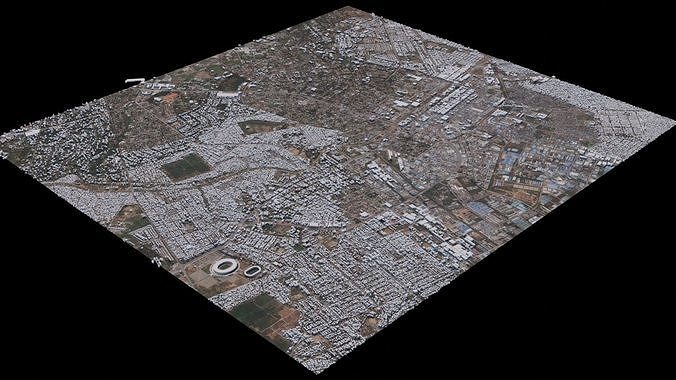 Lusaka - Zambia 3D model