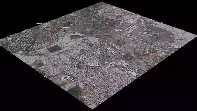 Lusaka - Zambia 3D model