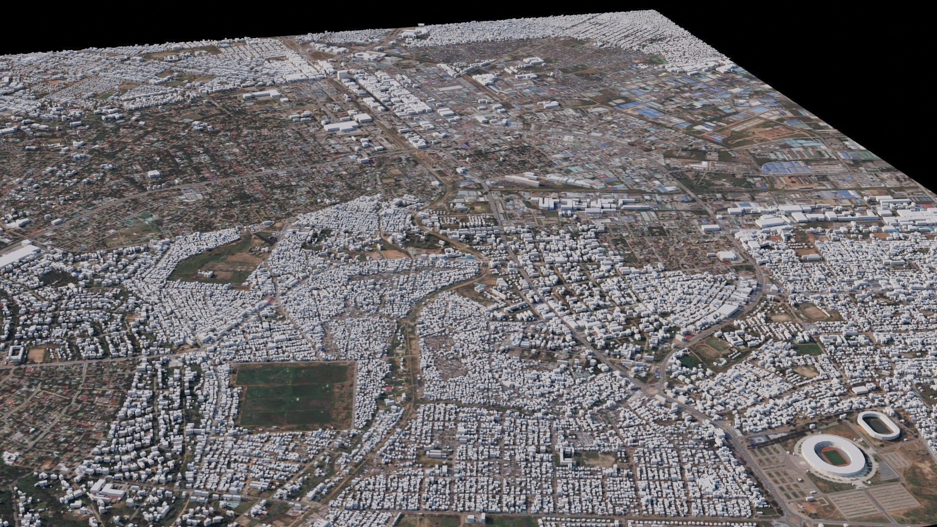 Lusaka - Zambia 3D model_1
