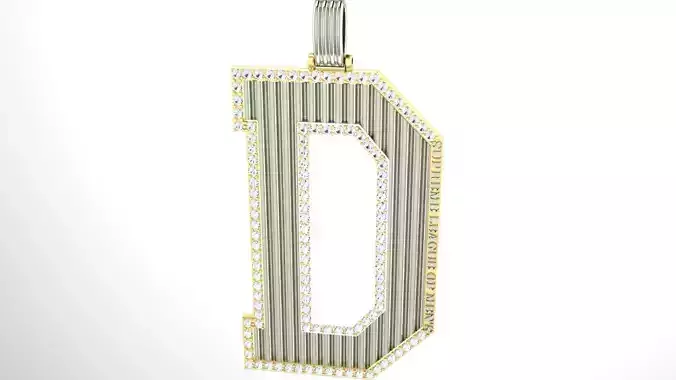 Pedant Letter D SUPREME LEAGUE OF MAN S