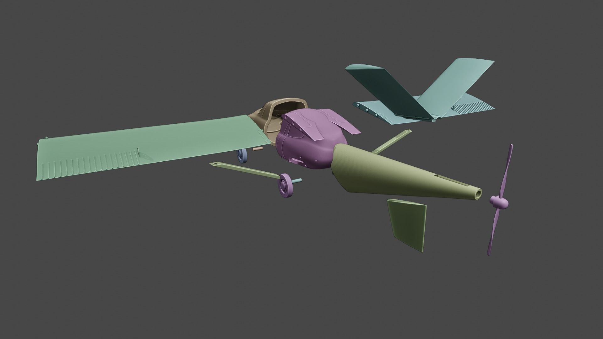 Aerocar III 3D Printable Model 3D print model_3
