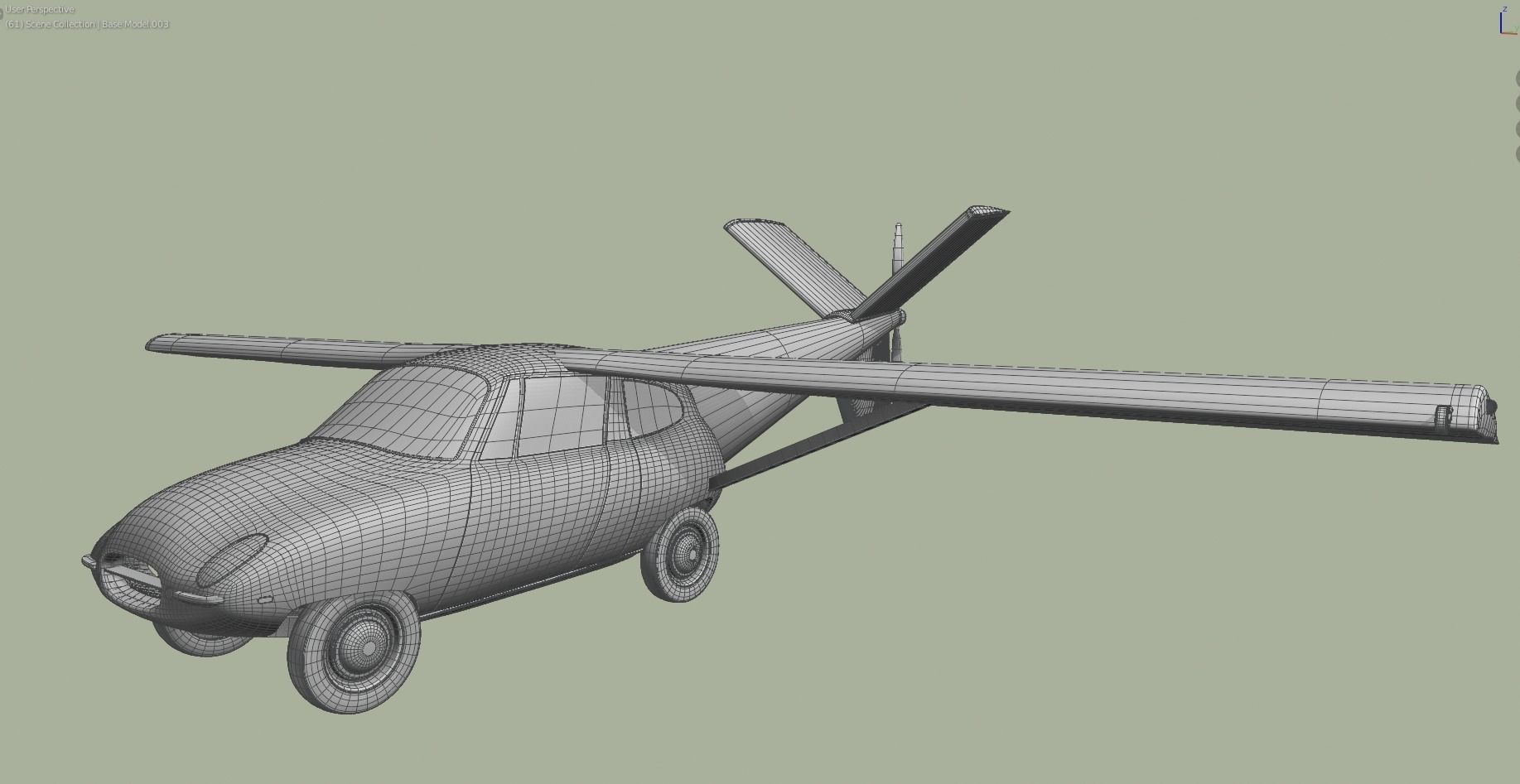 Aerocar III 3D Printable Model 3D print model_10