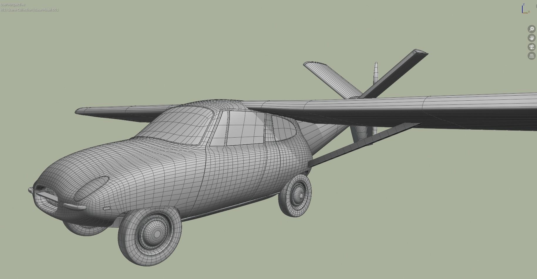 Aerocar III 3D Printable Model 3D print model_9