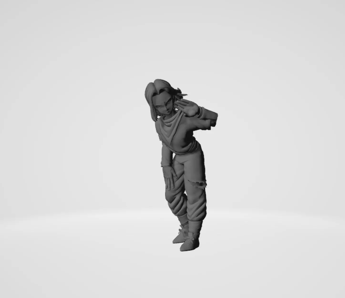Android 17 - 3D print OBJ model 3D print model