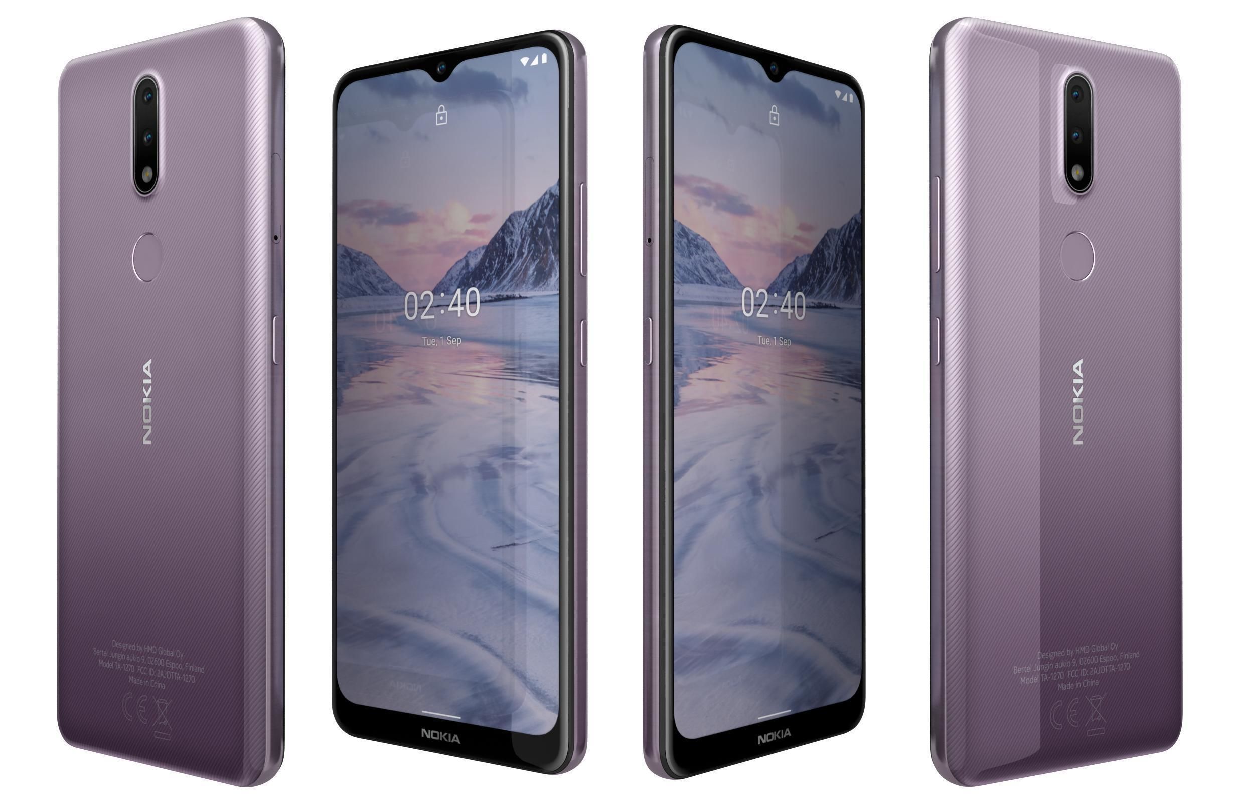 Nokia 2 4 All Colors 3D model_7