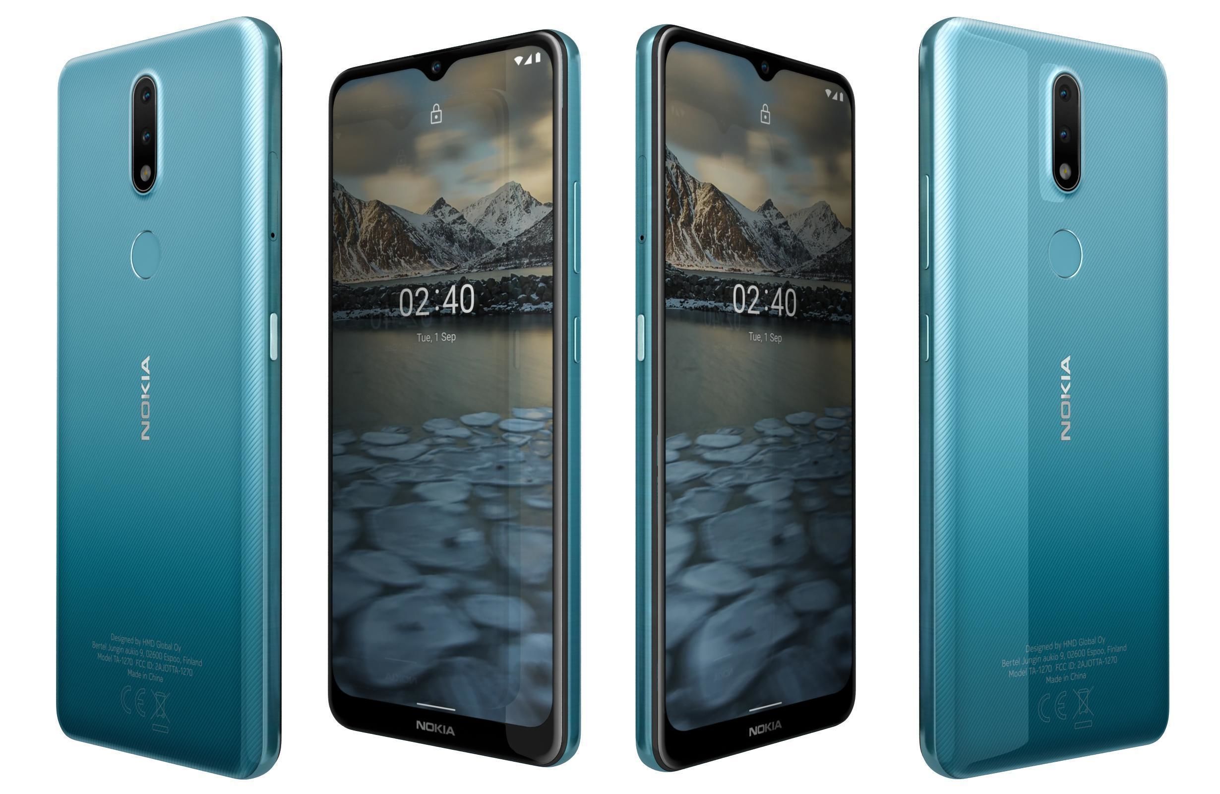 Nokia 2 4 All Colors 3D model_5