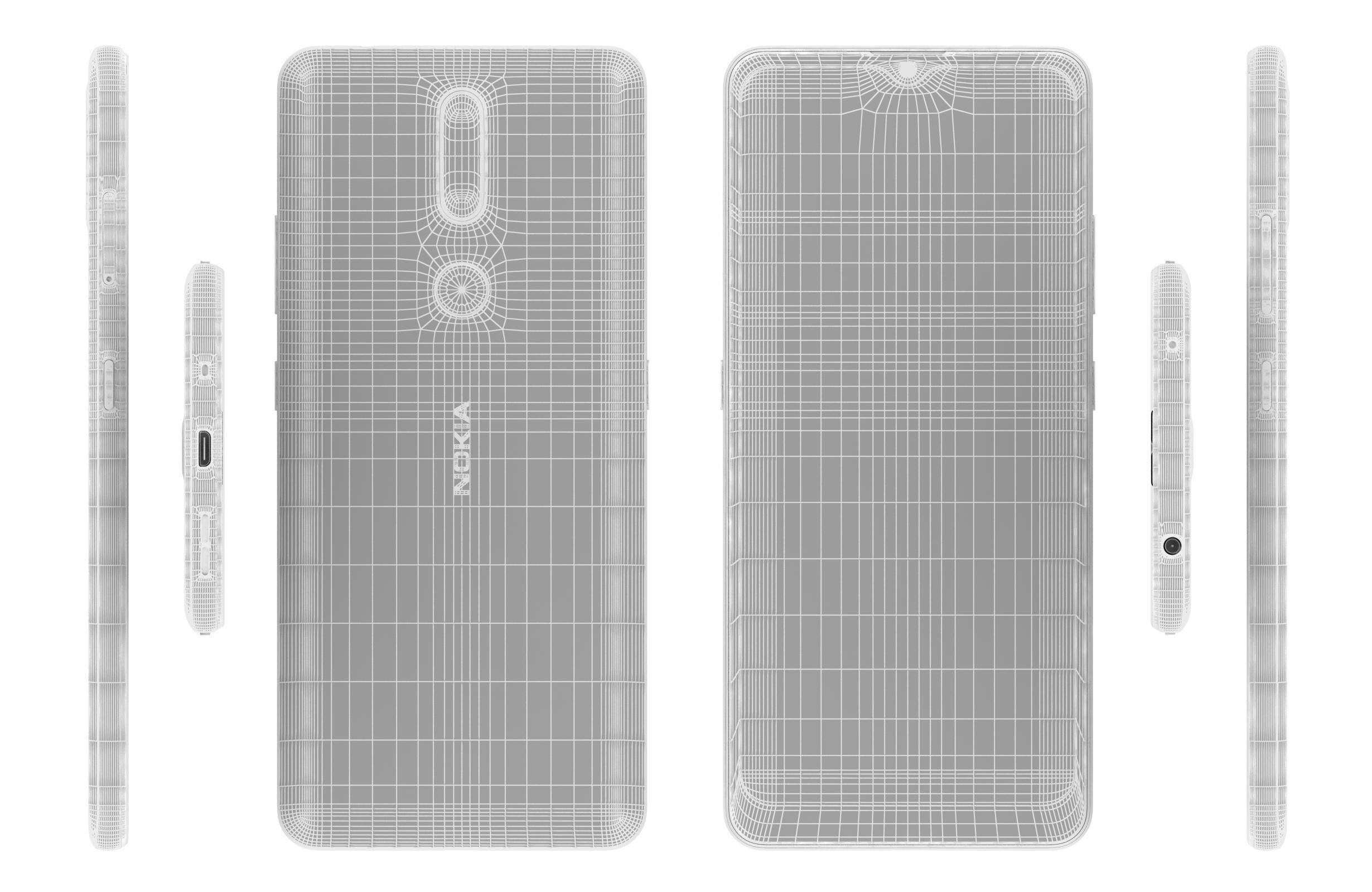 Nokia 2 4 All Colors 3D model_21