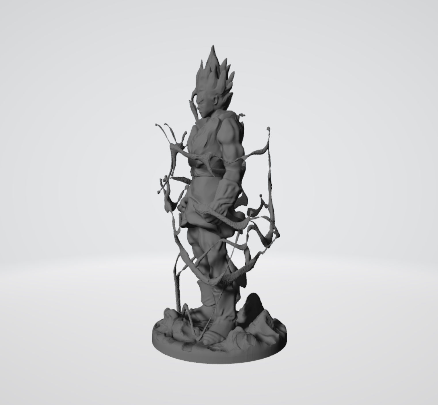 Gohan in Saiyaman outfit - 3D print model 3D print model_2