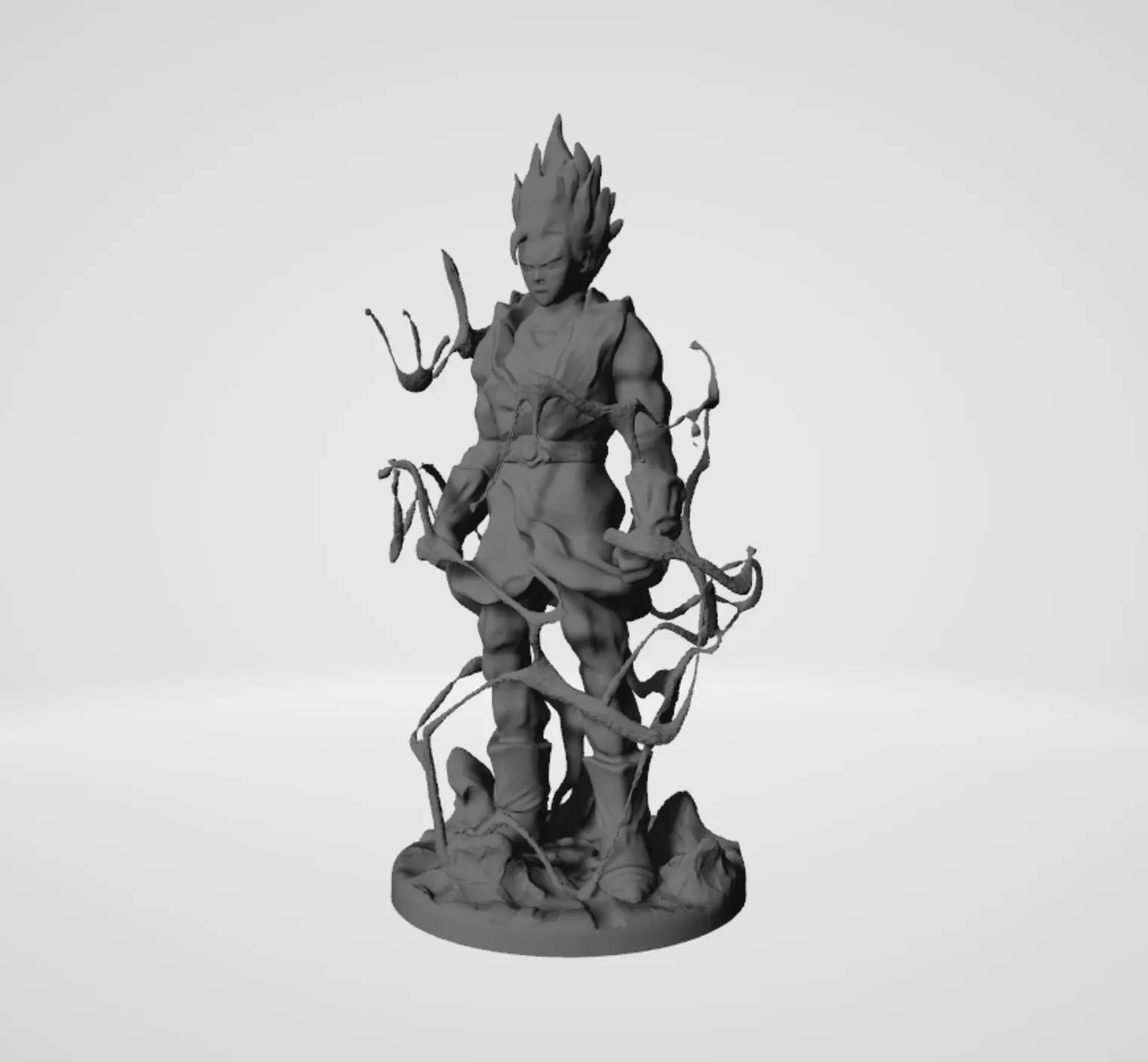 Gohan in Saiyaman outfit - 3D print model 3D print model_0