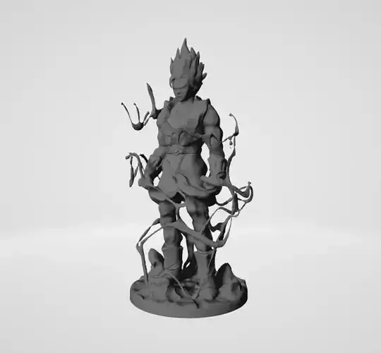  Gohan in Saiyaman outfit - 3D print model 3D print model