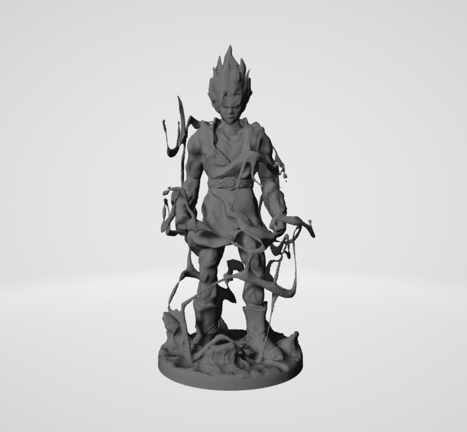 Gohan in Saiyaman outfit - 3D print model 3D print model_1