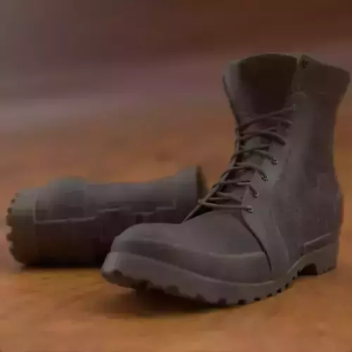 3D Model Boots  4K Textures 3D model