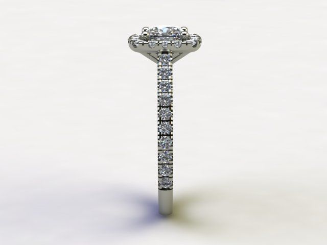 10113 halo engagement ring 3D print model_2