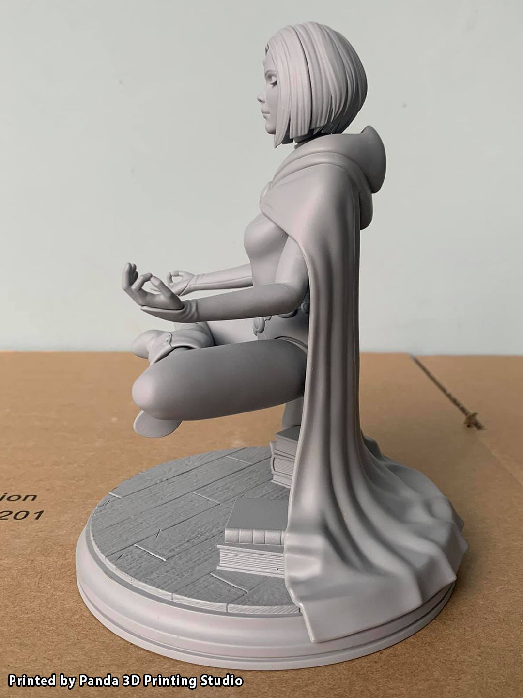 Meditating Raven Stl Files 3D print model_4