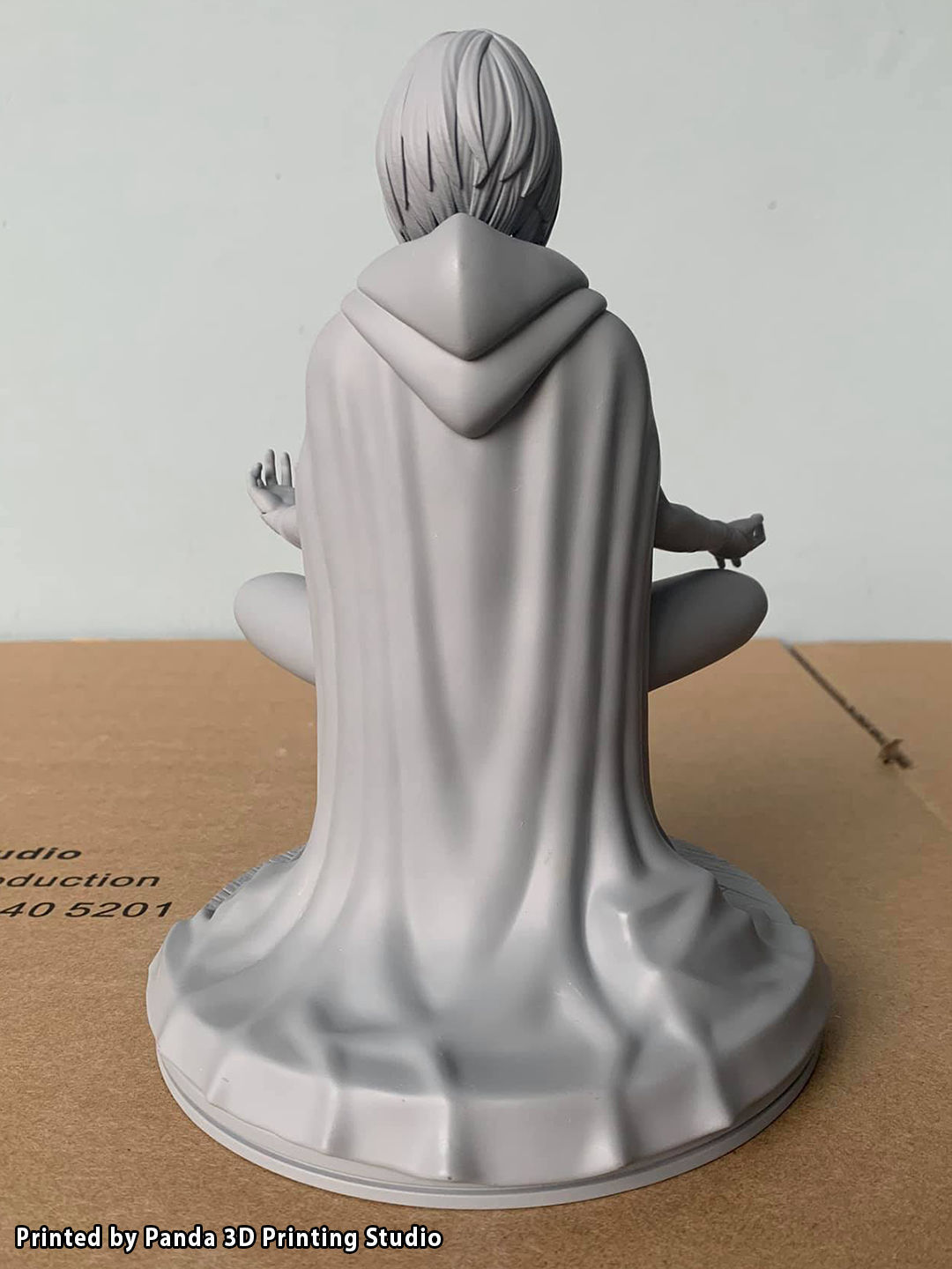 Meditating Raven Stl Files 3D print model_5