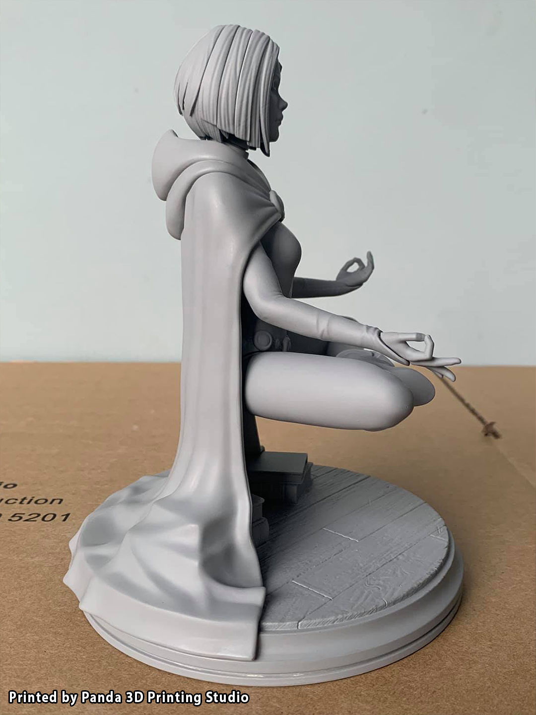 Meditating Raven Stl Files 3D print model_6