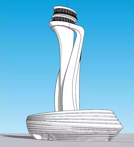 LTFM ATC Tower 3D model