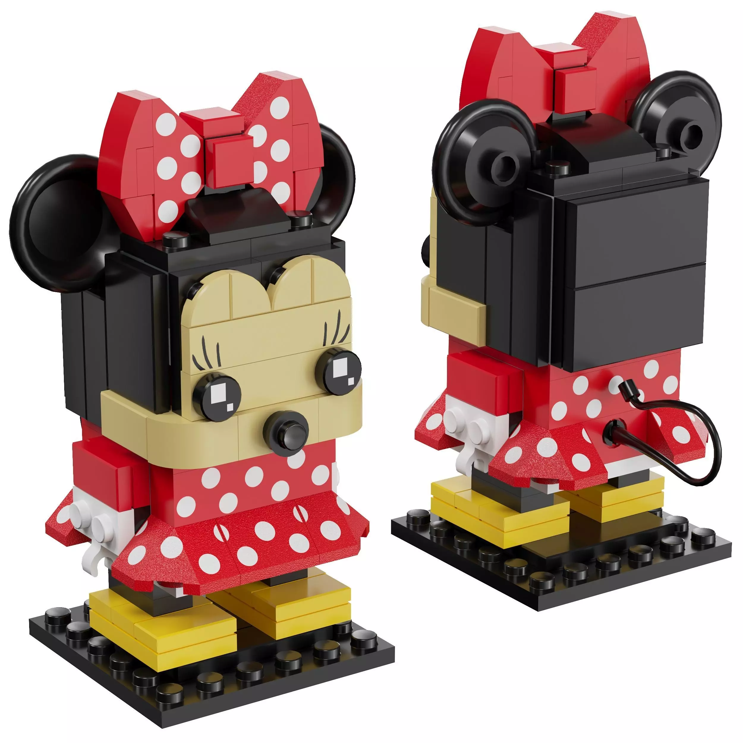Lego Brickheadz - 41625 Minnie Mouse 3D model_0