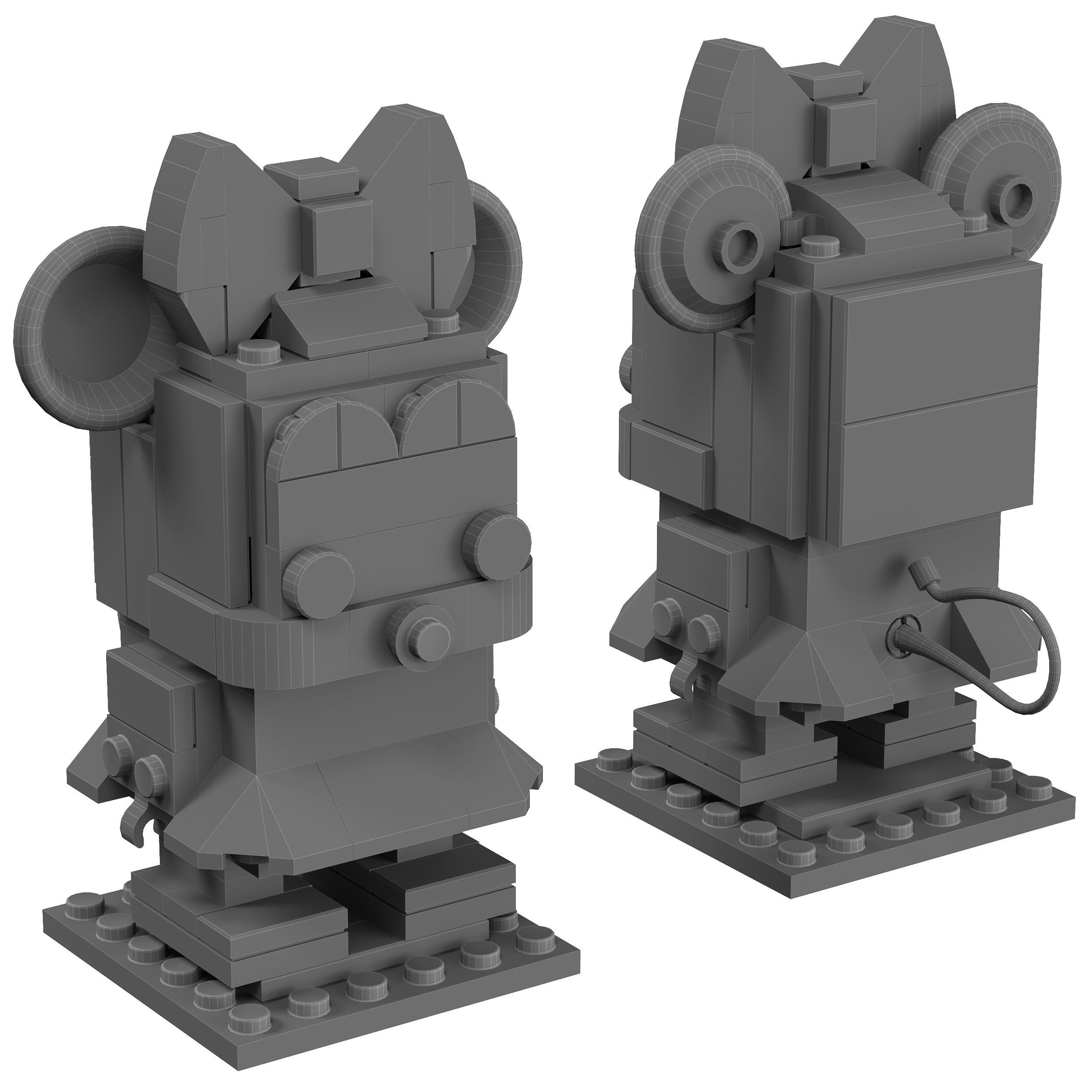Lego Brickheadz - 41625 Minnie Mouse 3D model_1