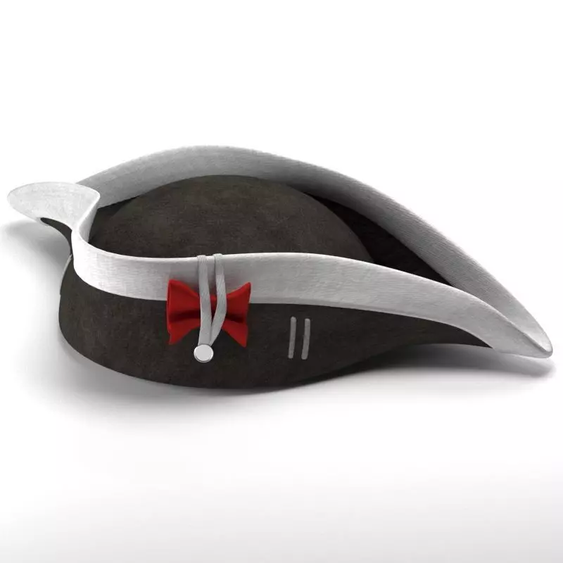 British tricorn 3D model